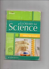Glossary for Science for junior high school